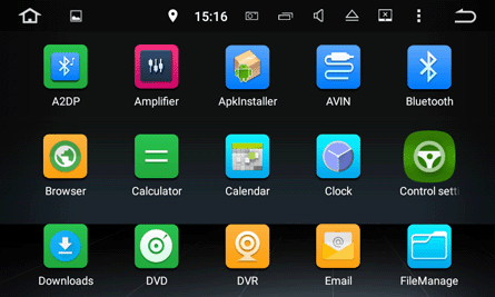Android Apps Menu