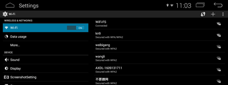 Settings Menu