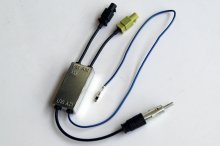 Fakra(Z) to DIN(m) with Booster radio antenna adapter