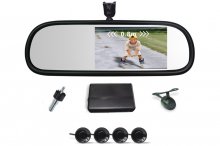 Mirror Style Parking Radar w/ 5 Inch HD Touch Screen