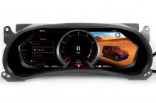 Digital LCD Instrument Cluster For Toyota Highlander 2018-2019