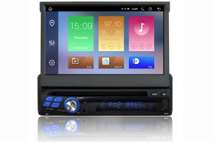 Single Din Navigation DVD Player with 7 inch Touchscreen