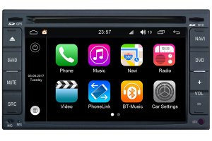 Android 7.1 OS Double Din Navigation head unit For Hyundai