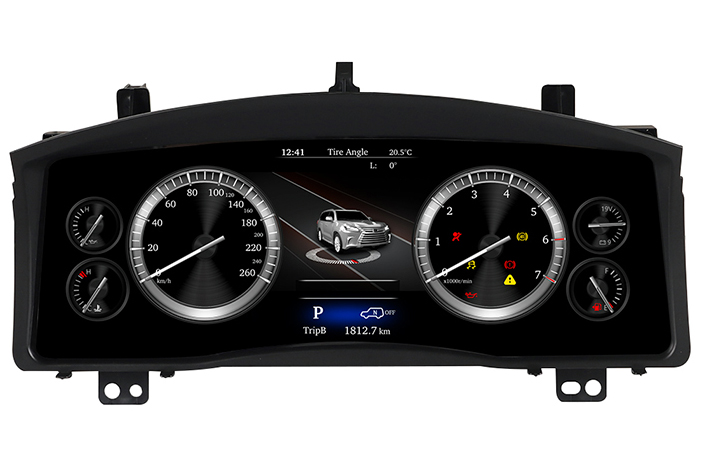 Digital LCD Instrument Cluster For Toyota Land Cruiser 2008-2015
