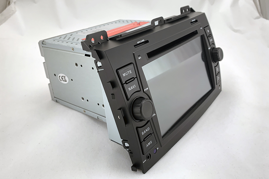Sound Way Kit Adattatore Autoradio 2 DIN Per Toyota Land Cruiser Prado (J12) 2002-2009 E Lexus GX-470 – Mascherina Nera