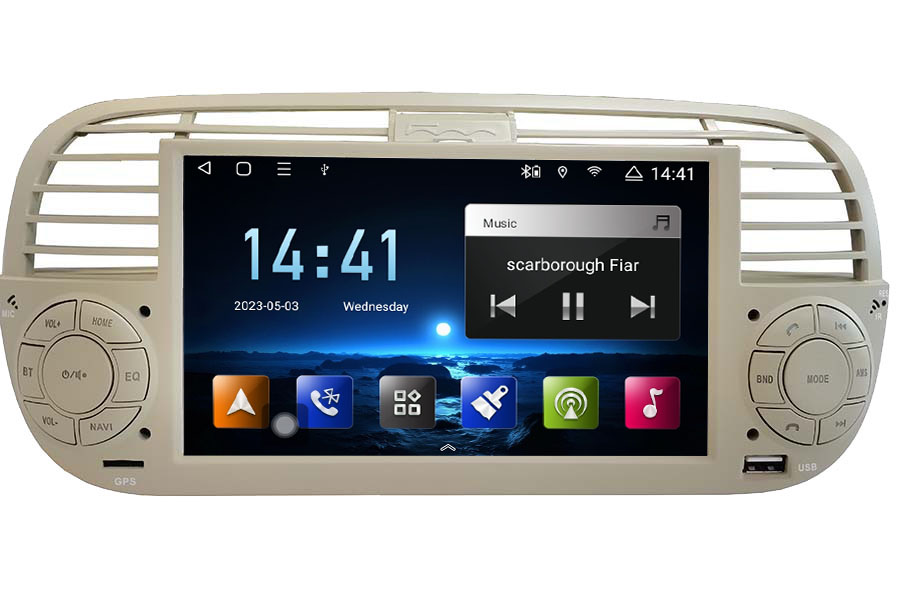 Fiat 500 2007-2012 aftermarket radio upgrade : Aftermarket