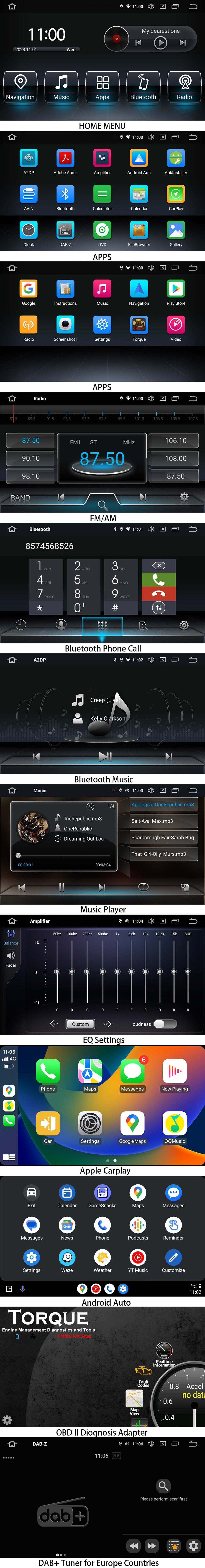 Android OS Navigation Radio Player For mini cooper