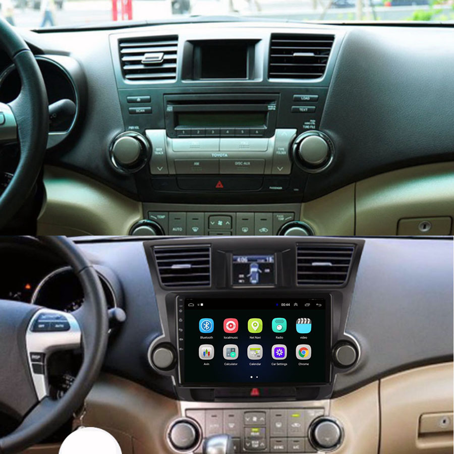 Android Navigation Radio Player For Toyota Highlander 2008-2014