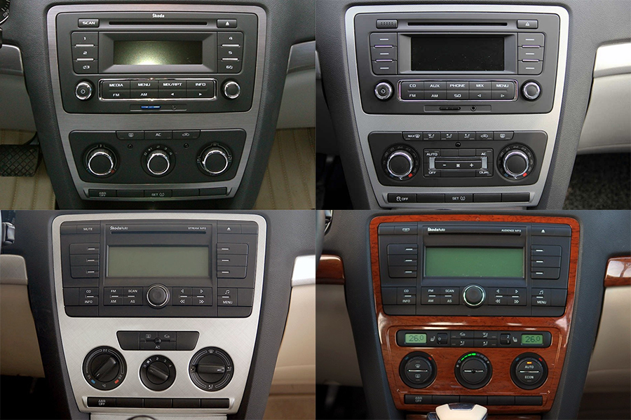 skoda octavia laura aftermarket navigation autoradio Skoda Laura/Octavia 2007-2014 Aftermarket Radio Upgrade