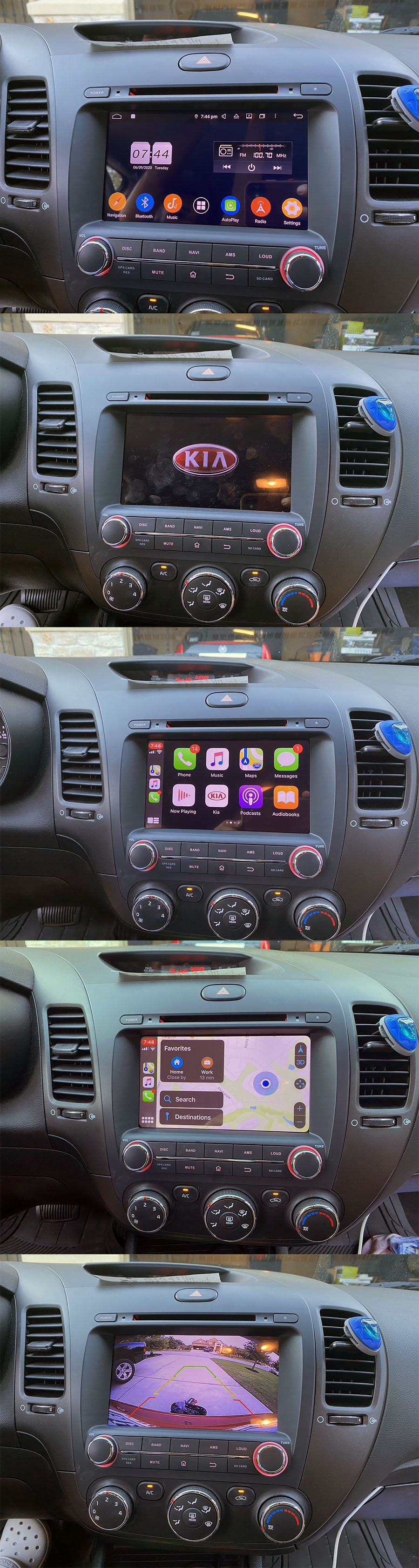 Radio Android Kia Cerato 201318 Apple Carplay Android Auto 