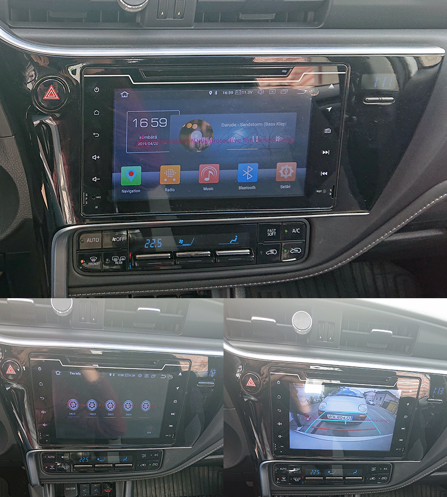 Android OS Double Din Sat Navigation head unit For Toyota series