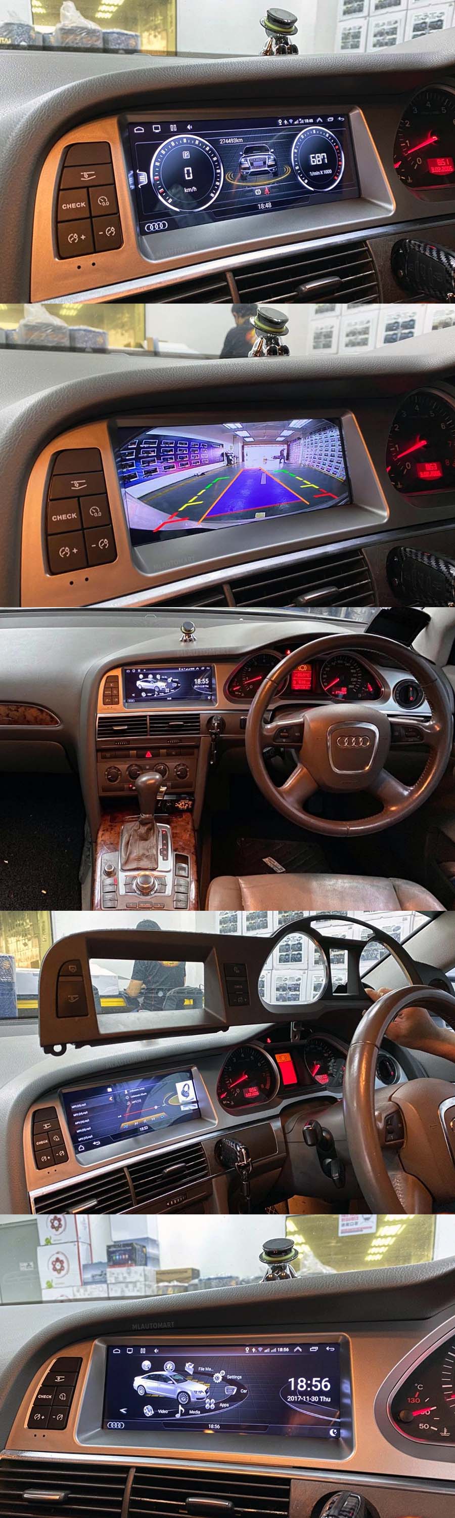 Audi A6(C6) RHD 2004-2011 Aftermarket Radio Upgrade