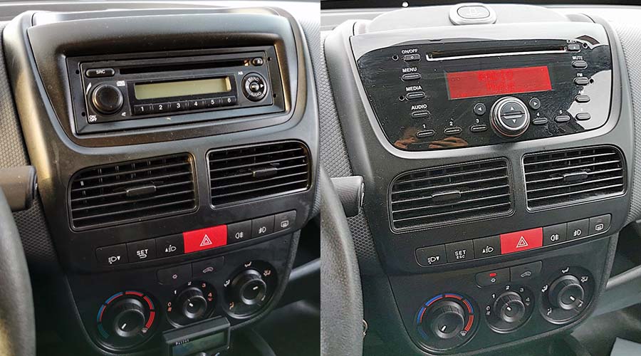 Fiat Doblo 2010-2014 Aftermarket Radio Upgrade