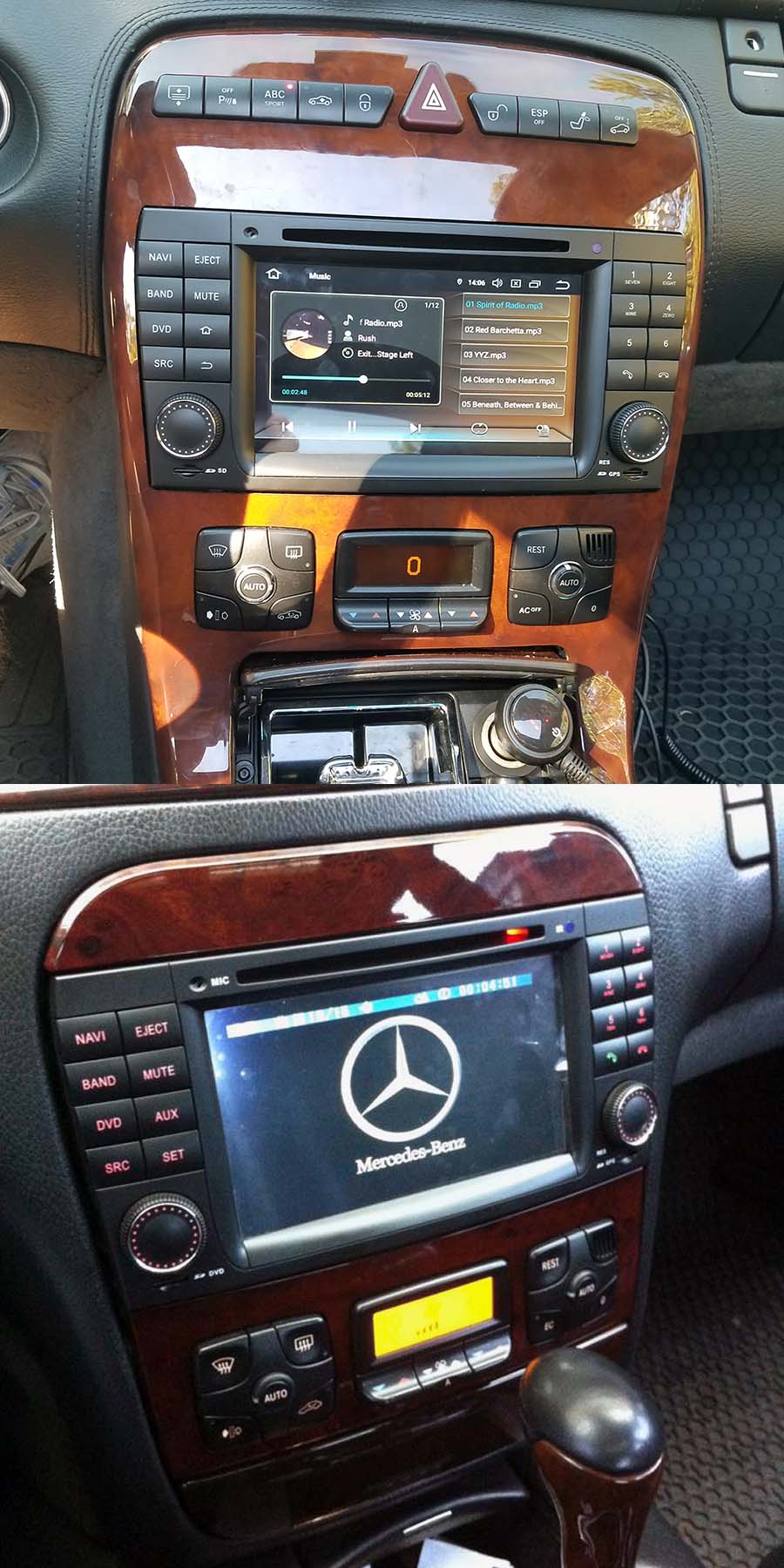 Mercedes-Benz s w220 Aftermarket Navigation Player