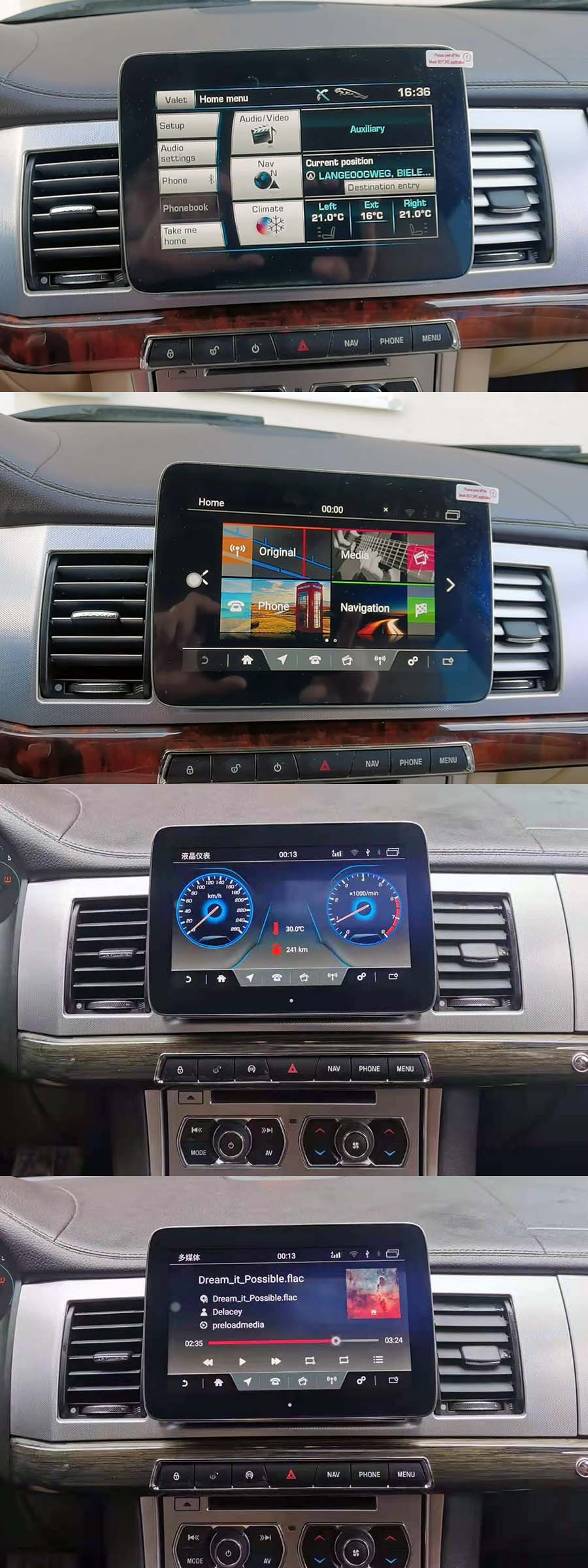Jaguar XF 2012-2015 8.4" Aftermarket Radio Upgrade