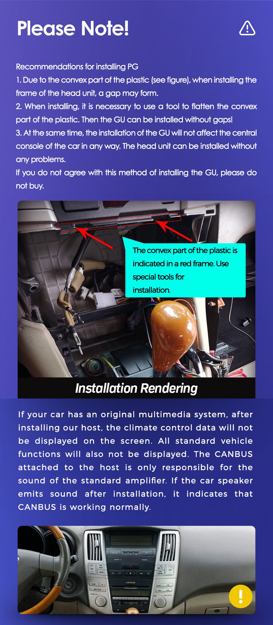 Lexus RX300/330/350 2003-2010 Aftermarket Radio Upgrade