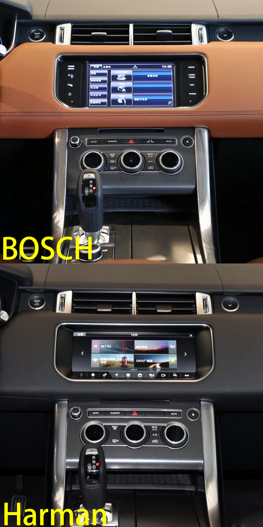 Land Rover Range Rover Sport (L494) Radio Upgrade with 10.25 Screen