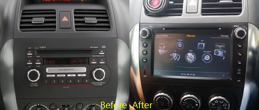 Suzuki SX4 20062013 Aftermarket Radio Upgrade