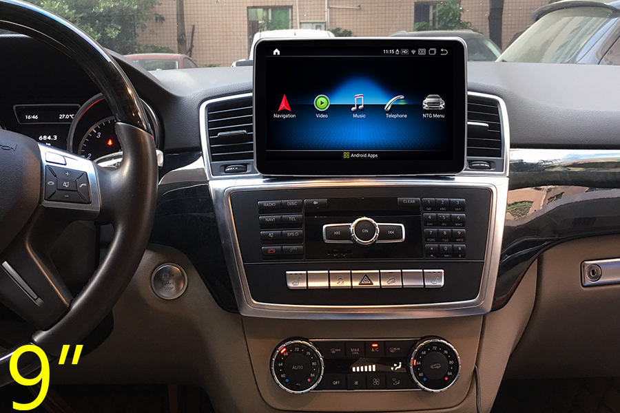 Mercedes-Benz GL(X166)/ML(W166) Aftermarket Radio Upgrade