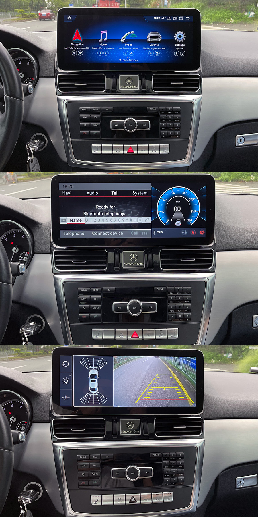 Mercedes-Benz GL(X166)/ML(W166) Radio Upgrade with 12.3" screen